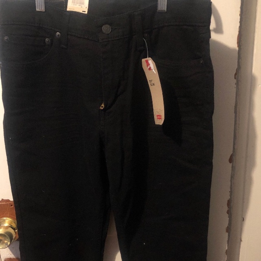 Levi 511 slim 33x32 black jeans !
